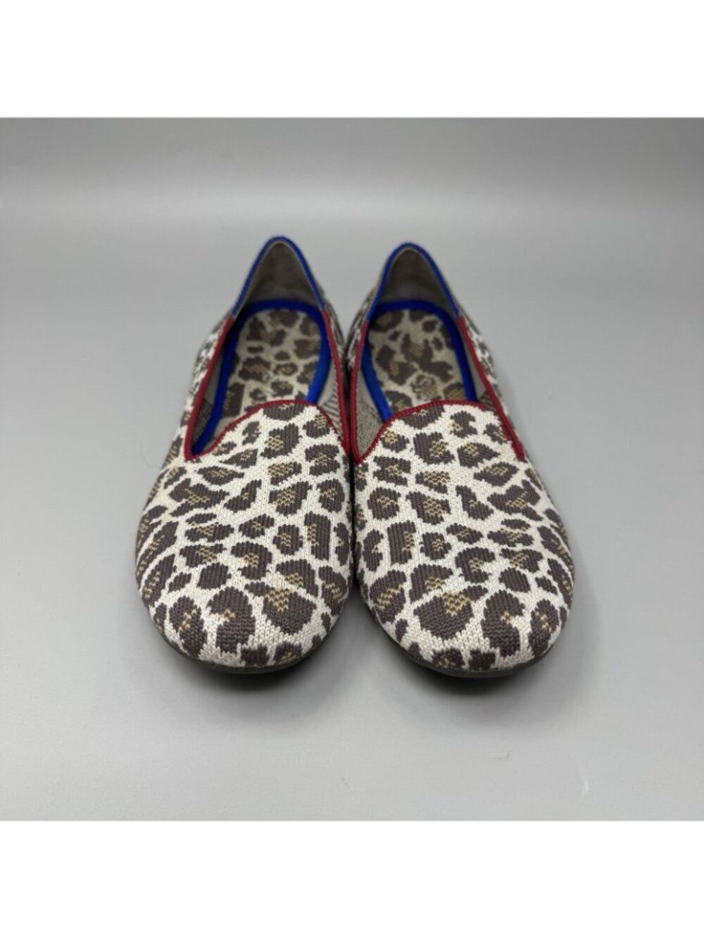 Rothy's The Loafer Mocha Spot Leopard Animal Print Flats Womens Sz 7 Slip On - Picture 4 of 8